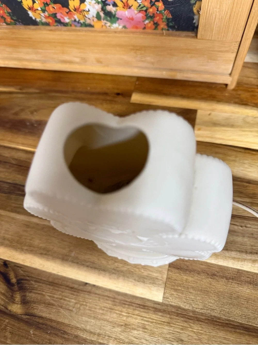 Vintage Claddagh Irish lamp light MCM Rare